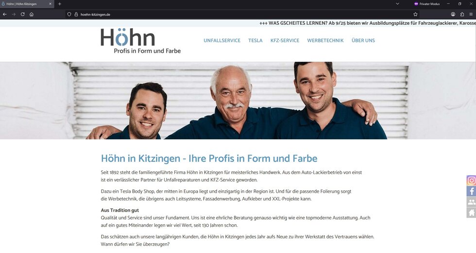Höhn - Profis in Form und Farbe...