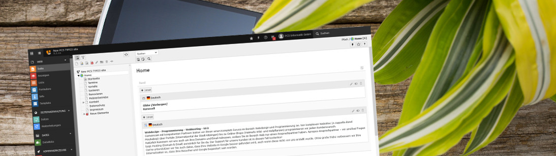 Für Ihre Website das optimale Pflegesystem - Typo3